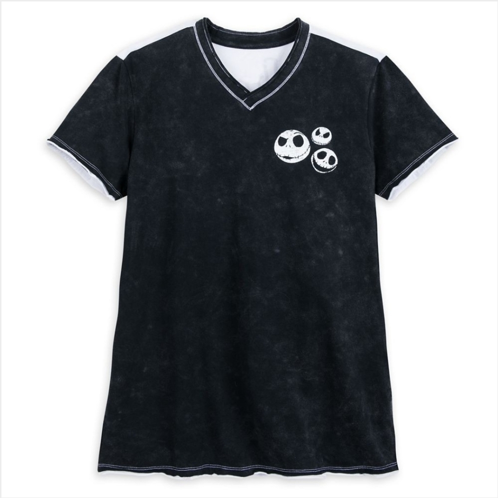 DisneyParks Nightmare Before Christmas Distressed JackSkellington Tee Medium NWT
